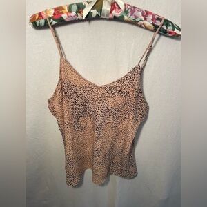 Current Air Tan Fitted Sleeveless Camisole
